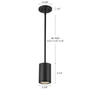 Kuzco Lighting - EP264106-BK - LED Outdoor Pendant - Nordic - Black