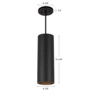 Kuzco Lighting - LD4-PD12W24-3036-BK-UNV-010 - LED Pendant - Lorna - Black