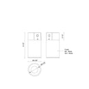LED Ceiling Mount<br /><span style="color:#4AB0CE;">Entrega: 4-10 dias en USA</span><br /><span style="color:#4AB0CE;font-size:60%;">PREGUNTE POR ENTREGA EN PANAMA</span><br />Collection: Lorna<br />Finish: Black