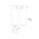 LED Ceiling Mount<br /><span style="color:#4AB0CE;">Entrega: 4-10 dias en USA</span><br /><span style="color:#4AB0CE;font-size:60%;">PREGUNTE POR ENTREGA EN PANAMA</span><br />Collection: Lorna<br />Finish: Black