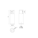 Kuzco Lighting - LD3-CC08W14-3036-WH-UNV-010 - LED Ceiling Mount - Lorna - White