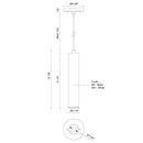 Kuzco Lighting - LD2-PD12W12-3036-WH-UNV-010 - LED Pendant - Lorna - White