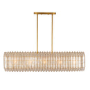 Ten Light Linear Pendant<br /><span style="color:#4AB0CE;">Entrega: 5-6 semanas en USA</span><br /><span style="color:#4AB0CE;font-size:60%;">PREGUNTE POR ENTREGA EN PANAMA</span><br />Collection: Fractal<br />Finish: Oxidized Gold Leaf