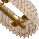 Ten Light Linear Pendant<br /><span style="color:#4AB0CE;">Entrega: 5-6 semanas en USA</span><br /><span style="color:#4AB0CE;font-size:60%;">PREGUNTE POR ENTREGA EN PANAMA</span><br />Collection: Fractal<br />Finish: Oxidized Gold Leaf