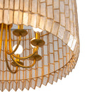 Eight Light Chandelier<br /><span style="color:#4AB0CE;">Entrega: 4-10 dias en USA</span><br /><span style="color:#4AB0CE;font-size:60%;">PREGUNTE POR ENTREGA EN PANAMA</span><br />Collection: Fractal<br />Finish: Oxidized Gold Leaf