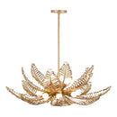 14 Light Chandelier<br /><span style="color:#4AB0CE;">Entrega: 4-10 dias en USA</span><br /><span style="color:#4AB0CE;font-size:60%;">PREGUNTE POR ENTREGA EN PANAMA</span><br />Collection: Fern<br />Finish: Modern Gold