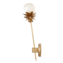 One Light Wall Sconce<br /><span style="color:#4AB0CE;">Entrega: 5-6 semanas en USA</span><br /><span style="color:#4AB0CE;font-size:60%;">PREGUNTE POR ENTREGA EN PANAMA</span><br />Collection: Florette<br />Finish: Modern Gold