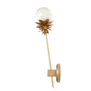 One Light Wall Sconce<br /><span style="color:#4AB0CE;">Entrega: 5-6 semanas en USA</span><br /><span style="color:#4AB0CE;font-size:60%;">PREGUNTE POR ENTREGA EN PANAMA</span><br />Collection: Florette<br />Finish: Modern Gold