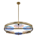 Six Light Chandelier<br /><span style="color:#4AB0CE;">Entrega: 4-10 dias en USA</span><br /><span style="color:#4AB0CE;font-size:60%;">PREGUNTE POR ENTREGA EN PANAMA</span><br />Collection: Optics<br />Finish: Winter Brass