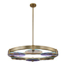 Six Light Chandelier<br /><span style="color:#4AB0CE;">Entrega: 4-10 dias en USA</span><br /><span style="color:#4AB0CE;font-size:60%;">PREGUNTE POR ENTREGA EN PANAMA</span><br />Collection: Optics<br />Finish: Winter Brass