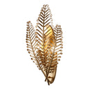Three Light Wall Sconce<br /><span style="color:#4AB0CE;">Entrega: 4-10 dias en USA</span><br /><span style="color:#4AB0CE;font-size:60%;">PREGUNTE POR ENTREGA EN PANAMA</span><br />Collection: Fern<br />Finish: Modern Gold