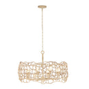 Eight Light Chandelier<br /><span style="color:#4AB0CE;">Entrega: 4-10 dias en USA</span><br /><span style="color:#4AB0CE;font-size:60%;">PREGUNTE POR ENTREGA EN PANAMA</span><br />Collection: Reef<br />Finish: Warm Ivory