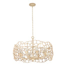 Eight Light Chandelier<br /><span style="color:#4AB0CE;">Entrega: 4-10 dias en USA</span><br /><span style="color:#4AB0CE;font-size:60%;">PREGUNTE POR ENTREGA EN PANAMA</span><br />Collection: Reef<br />Finish: Warm Ivory