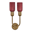 Two Light Wall Sconce<br /><span style="color:#4AB0CE;">Entrega: 4-10 dias en USA</span><br /><span style="color:#4AB0CE;font-size:60%;">PREGUNTE POR ENTREGA EN PANAMA</span><br />Collection: Verde<br />Finish: Satin Brass