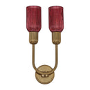 Two Light Wall Sconce<br /><span style="color:#4AB0CE;">Entrega: 4-10 dias en USA</span><br /><span style="color:#4AB0CE;font-size:60%;">PREGUNTE POR ENTREGA EN PANAMA</span><br />Collection: Verde<br />Finish: Satin Brass
