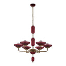 Six Light Chandelier<br /><span style="color:#4AB0CE;">Entrega: 4-10 dias en USA</span><br /><span style="color:#4AB0CE;font-size:60%;">PREGUNTE POR ENTREGA EN PANAMA</span><br />Collection: Verde<br />Finish: Satin Brass