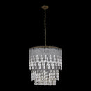 18 Light Chandelier<br /><span style="color:#4AB0CE;">Entrega: 6-7 semanas en USA</span><br /><span style="color:#4AB0CE;font-size:60%;">PREGUNTE POR ENTREGA EN PANAMA</span><br />Collection: Farfalle<br />Finish: Brushed Champagne Gold