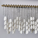 Allegri - 047361-038-FR001 - Nine Light Linear Pendant - Farfalle - Brushed Champagne Gold