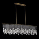 Nine Light Linear Pendant<br /><span style="color:#4AB0CE;">Entrega: 6-7 semanas en USA</span><br /><span style="color:#4AB0CE;font-size:60%;">PREGUNTE POR ENTREGA EN PANAMA</span><br />Collection: Farfalle<br />Finish: Brushed Champagne Gold