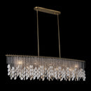 Nine Light Linear Pendant<br /><span style="color:#4AB0CE;">Entrega: 6-7 semanas en USA</span><br /><span style="color:#4AB0CE;font-size:60%;">PREGUNTE POR ENTREGA EN PANAMA</span><br />Collection: Farfalle<br />Finish: Brushed Champagne Gold