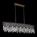 Nine Light Linear Pendant<br /><span style="color:#4AB0CE;">Entrega: 6-7 semanas en USA</span><br /><span style="color:#4AB0CE;font-size:60%;">PREGUNTE POR ENTREGA EN PANAMA</span><br />Collection: Farfalle<br />Finish: Brushed Champagne Gold