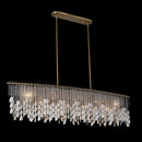 Nine Light Linear Pendant<br /><span style="color:#4AB0CE;">Entrega: 6-7 semanas en USA</span><br /><span style="color:#4AB0CE;font-size:60%;">PREGUNTE POR ENTREGA EN PANAMA</span><br />Collection: Farfalle<br />Finish: Brushed Champagne Gold