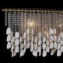 Nine Light Linear Pendant<br /><span style="color:#4AB0CE;">Entrega: 6-7 semanas en USA</span><br /><span style="color:#4AB0CE;font-size:60%;">PREGUNTE POR ENTREGA EN PANAMA</span><br />Collection: Farfalle<br />Finish: Brushed Champagne Gold