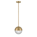 One Light Mini Pendant<br /><span style="color:#4AB0CE;">Entrega: 4-10 dias en USA</span><br /><span style="color:#4AB0CE;font-size:60%;">PREGUNTE POR ENTREGA EN PANAMA</span><br />Collection: Luniva<br />Finish: Legacy Brass