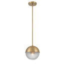 One Light Mini Pendant<br /><span style="color:#4AB0CE;">Entrega: 4-10 dias en USA</span><br /><span style="color:#4AB0CE;font-size:60%;">PREGUNTE POR ENTREGA EN PANAMA</span><br />Collection: Luniva<br />Finish: Legacy Brass