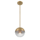 One Light Mini Pendant<br /><span style="color:#4AB0CE;">Entrega: 4-10 dias en USA</span><br /><span style="color:#4AB0CE;font-size:60%;">PREGUNTE POR ENTREGA EN PANAMA</span><br />Collection: Luniva<br />Finish: Legacy Brass