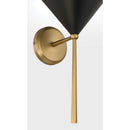 One Light Bath Sconce<br /><span style="color:#4AB0CE;">Entrega: 4-10 dias en USA</span><br /><span style="color:#4AB0CE;font-size:60%;">PREGUNTE POR ENTREGA EN PANAMA</span><br />Collection: Cortan<br />Finish: Legacy Brass
