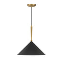 One Light Pendant<br /><span style="color:#4AB0CE;">Entrega: 4-10 dias en USA</span><br /><span style="color:#4AB0CE;font-size:60%;">PREGUNTE POR ENTREGA EN PANAMA</span><br />Collection: Cortan<br />Finish: Legacy Brass