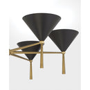 Six Light Chandelier<br /><span style="color:#4AB0CE;">Entrega: 4-10 dias en USA</span><br /><span style="color:#4AB0CE;font-size:60%;">PREGUNTE POR ENTREGA EN PANAMA</span><br />Collection: Cortan<br />Finish: Legacy Brass