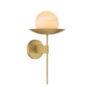 One Light Wall Sconce<br /><span style="color:#4AB0CE;">Entrega: 4-10 dias en USA</span><br /><span style="color:#4AB0CE;font-size:60%;">PREGUNTE POR ENTREGA EN PANAMA</span><br />Collection: Olenne<br />Finish: Legacy Brass