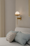 One Light Wall Sconce<br /><span style="color:#4AB0CE;">Entrega: 4-10 dias en USA</span><br /><span style="color:#4AB0CE;font-size:60%;">PREGUNTE POR ENTREGA EN PANAMA</span><br />Collection: Olenne<br />Finish: Legacy Brass