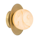One Light Bath Sconce<br /><span style="color:#4AB0CE;">Entrega: 4-10 dias en USA</span><br /><span style="color:#4AB0CE;font-size:60%;">PREGUNTE POR ENTREGA EN PANAMA</span><br />Collection: Olenne<br />Finish: Legacy Brass