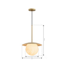 Minka-Lavery - 10385-732 - One Light Pendant - Olenne - Legacy Brass