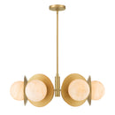 Six Light Pendant<br /><span style="color:#4AB0CE;">Entrega: 4-10 dias en USA</span><br /><span style="color:#4AB0CE;font-size:60%;">PREGUNTE POR ENTREGA EN PANAMA</span><br />Collection: Olenne<br />Finish: Legacy Brass