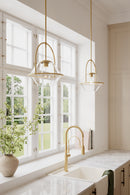 One Light Pendant<br /><span style="color:#4AB0CE;">Entrega: 4-10 dias en USA</span><br /><span style="color:#4AB0CE;font-size:60%;">PREGUNTE POR ENTREGA EN PANAMA</span><br />Collection: Coralyn<br />Finish: Legacy Brass