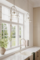 One Light Pendant<br /><span style="color:#4AB0CE;">Entrega: 4-10 dias en USA</span><br /><span style="color:#4AB0CE;font-size:60%;">PREGUNTE POR ENTREGA EN PANAMA</span><br />Collection: Coralyn<br />Finish: Brushed Nickel