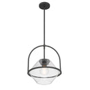 One Light Pendant<br /><span style="color:#4AB0CE;">Entrega: 4-10 dias en USA</span><br /><span style="color:#4AB0CE;font-size:60%;">PREGUNTE POR ENTREGA EN PANAMA</span><br />Collection: Coralyn<br />Finish: Dark Matte Black
