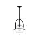 Minka-Lavery - 11895-899 - One Light Pendant - Coralyn - Dark Matte Black