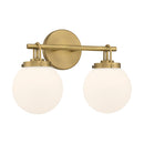 Two Light Vanity<br /><span style="color:#4AB0CE;">Entrega: 4-10 dias en USA</span><br /><span style="color:#4AB0CE;font-size:60%;">PREGUNTE POR ENTREGA EN PANAMA</span><br />Collection: Ortesa<br />Finish: Legacy Brass