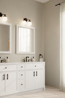 Two Light Vanity<br /><span style="color:#4AB0CE;">Entrega: 4-10 dias en USA</span><br /><span style="color:#4AB0CE;font-size:60%;">PREGUNTE POR ENTREGA EN PANAMA</span><br />Collection: Ortesa<br />Finish: Dark Matte Black