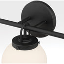 Three Light Vanity<br /><span style="color:#4AB0CE;">Entrega: 4-10 dias en USA</span><br /><span style="color:#4AB0CE;font-size:60%;">PREGUNTE POR ENTREGA EN PANAMA</span><br />Collection: Ortesa<br />Finish: Dark Matte Black