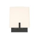 One Light Bath Sconce<br /><span style="color:#4AB0CE;">Entrega: 4-10 dias en USA</span><br /><span style="color:#4AB0CE;font-size:60%;">PREGUNTE POR ENTREGA EN PANAMA</span><br />Collection: Mirelle<br />Finish: Dark Matte Black