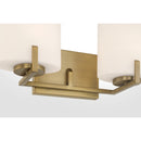 Two Light Vanity<br /><span style="color:#4AB0CE;">Entrega: 4-10 dias en USA</span><br /><span style="color:#4AB0CE;font-size:60%;">PREGUNTE POR ENTREGA EN PANAMA</span><br />Collection: Mirelle<br />Finish: Legacy Brass