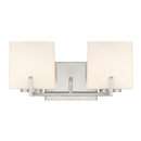 Two Light Vanity<br /><span style="color:#4AB0CE;">Entrega: 4-10 dias en USA</span><br /><span style="color:#4AB0CE;font-size:60%;">PREGUNTE POR ENTREGA EN PANAMA</span><br />Collection: Mirelle<br />Finish: Brushed Nickel