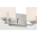 Two Light Vanity<br /><span style="color:#4AB0CE;">Entrega: 4-10 dias en USA</span><br /><span style="color:#4AB0CE;font-size:60%;">PREGUNTE POR ENTREGA EN PANAMA</span><br />Collection: Mirelle<br />Finish: Brushed Nickel