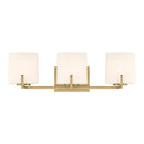 Three Light Vanity<br /><span style="color:#4AB0CE;">Entrega: 4-10 dias en USA</span><br /><span style="color:#4AB0CE;font-size:60%;">PREGUNTE POR ENTREGA EN PANAMA</span><br />Collection: Mirelle<br />Finish: Legacy Brass